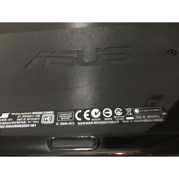 Genuine Asus AK1L Wireless Keyboard Only NO Receiver! Used ~Ships Same Day~ - Picture 12 of 12
